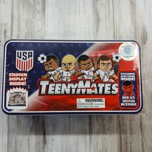 TeenyMates US Soccer Collector Tin Set Red Ice Weston McKennie 7 Figures New